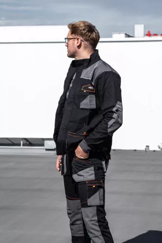 Munkadzseki karcsúsított(slim fit), 60% pamut, 37% polyester, 3% elastane, 285 g/m2,XL