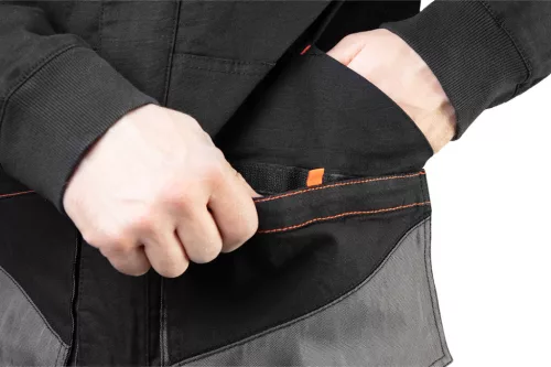 Munkadzseki karcsúsított(slim fit), 60% pamut, 37% polyester, 3% elastane, 285 g/m2,XXL