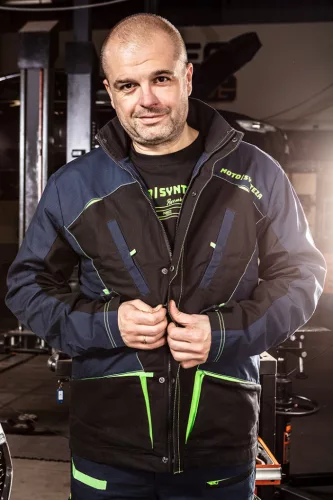 Munkadzseki, Motosynteza, 100% pamut szakadásmentes szövet, 210g/m2, S