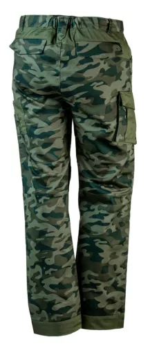 Munkanadrág terepmintás, 60% pamut, 40% polyester, 255 g/m5,XL