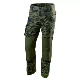   Munkanadrág terepmintás, 60% pamut, 40% polyester, 255 g/m2,XXXL