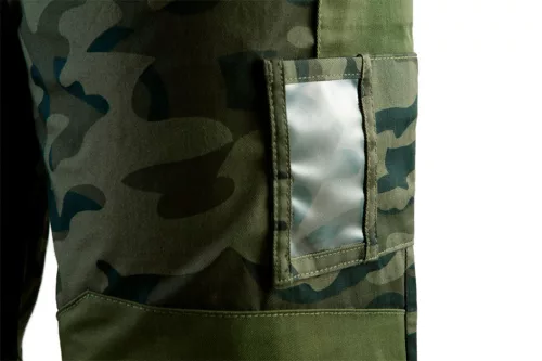Munkanadrág terepmintás, 60% pamut, 40% polyester, 255 g/m2,XXXL