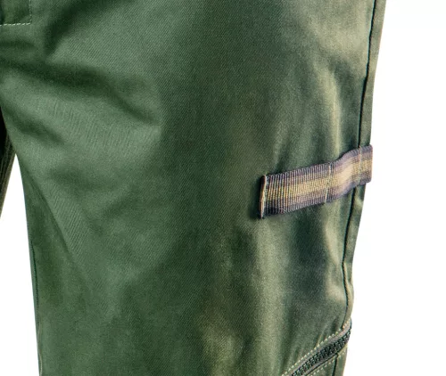 Munkanadrág olíva, 60% pamut, 40% polyester, 255 g/m4, S