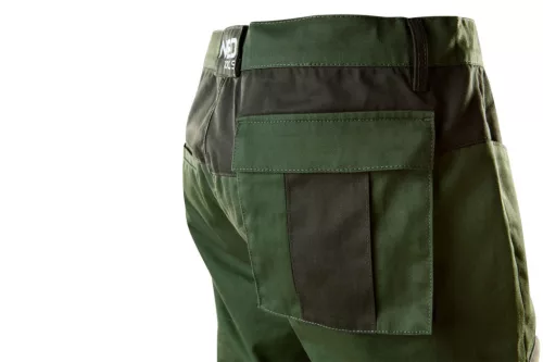 Munkanadrág olíva, 60% pamut, 40% polyester, 255 g/m2,xS