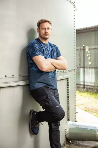 Munkanadrág, tengerészkék, Navy, 60% pamut + 40% poliészter, S