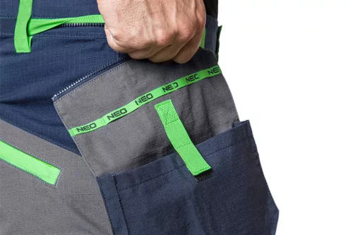 Munkanadrág PREMIUM, 100% pamut, hasadásgátló szövet,xS
