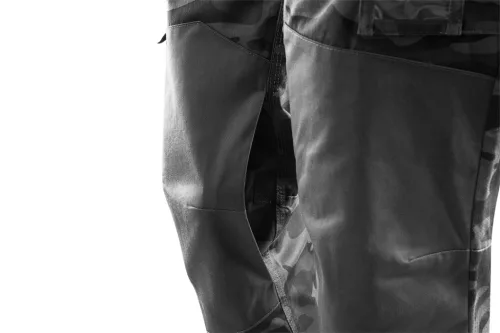 Munkanadrág, terepmintás, camo, camo urban, 60% pamut, 37% poliészter, 3% elasztán, s