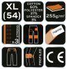 Munkanadrág, terepmintás, camo, camo urban, 60% pamut, 37% poliészter, 3% elasztán, xl