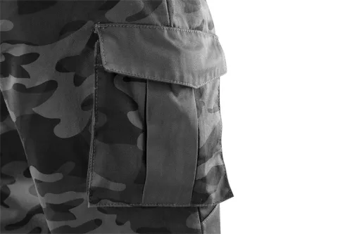 Munkanadrág, terepmintás, camo, camo urban, 60% pamut, 37% poliészter, 3% elasztán, xs