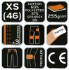 Munkanadrág, terepmintás, camo, camo urban, 60% pamut, 37% poliészter, 3% elasztán, xs