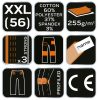 Munkanadrág, terepmintás, camo, camo urban, 60% pamut, 37% poliészter, 3% elasztán, xxl