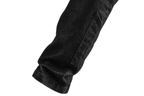 Farmer munkanadrág, 5 zsebes, fekete, 98% pamut, 410g/m2  XS