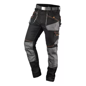   Munkanadrág karcsúsított(slim fit), 60% pamut, 37% polyester, 3% elastane, 285 g/m2, övvel, L.