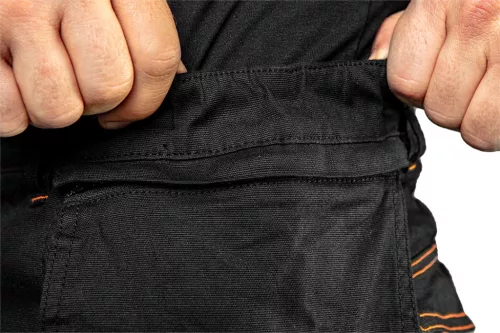 Munkanadrág karcsúsított(slim fit), 60% pamut, 37% polyester, 285 g/m2, lecsatolható szerszámzsebek