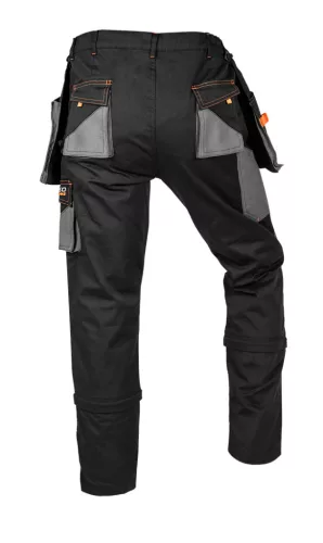 Munkanadrág karcsúsított(slim fit), 60% pamut, 37% polyester, 285 g/m2, lecsatolható szerszámzsebek