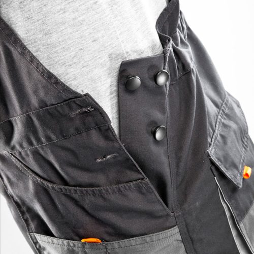 Kantáros munkanadrág, M/50 65% Polieszter, 35% pamut, 267g/m2, térdprotektor zseb, fényvisszaverő