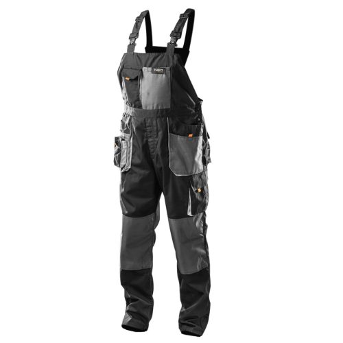 Kantáros munkanadrág,XL/56 65% Polieszter, 35% pamut, 267g/m2, térdprotektor zseb, fényvisszaverő