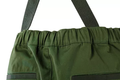 Kantáros munkanadrág olíva, 60% pamut, 40% polyester, 255 g/m2, M
