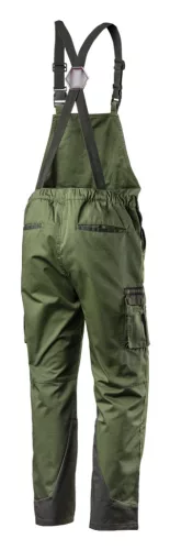 Kantáros munkanadrág olíva, 60% pamut, 40% polyester, 255 g/m2, M