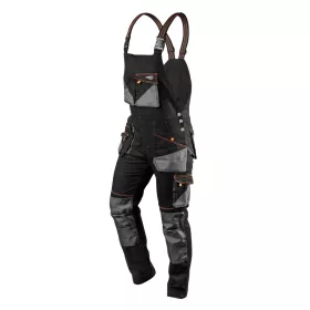   Kantáros munkanadrág karcsúsított(slim fit), 60% pamut, 37% polyester, 3% elastane, 285 g/m2,XL