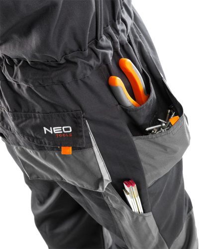 Overall,XL/56 65% Polieszter, 35% pamut, 267g/m2, térdprotektor zseb, vékony fényvisszaverő csík