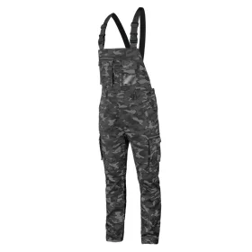   Munkanadrág, kantáros, terepmintás, camo urban, 60% pamut, 37% poliészter, 3% elasztán, m