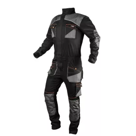   Overall karcsúsított(slim fit), 60% pamut, 37% polyester, 3% elastane, 285 g/m2, M
