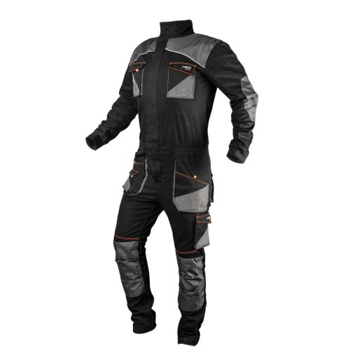 Overall karcsúsított(slim fit), 60% pamut, 37% polyester, 3% elastane, 285 g/m2,XL