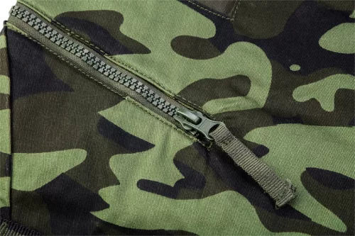 Rövid munkanadrág, terepmintás, 60% pamut, 40% polyester, 255 g/m2,XL