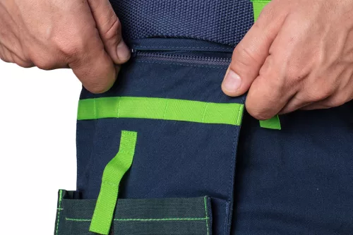Rövid munkanadrág övvel, PREMIUM, 62% pamut, 35% polyester, 3% elastane, L