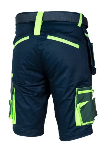 Rövid munkanadrág övvel, PREMIUM, 62% pamut, 35% polyester, 3% elastane, L
