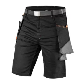   Rövid munkanadrág karcsúsított(slim fit), 60% pamut, 37% polyester, 3% elastane, 285 g/m2, övvel, M