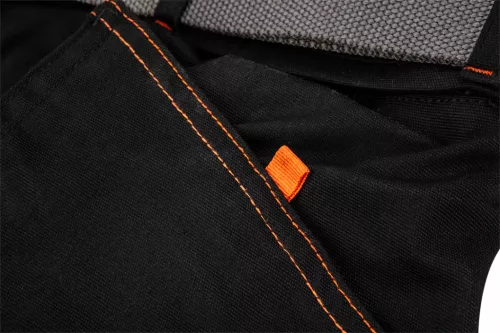 Rövid munkanadrág karcsúsított(slim fit), 60% pamut, 37% polyester, 3% elastane, 285 g/m2