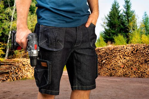 Farmer rövid munkanadrág, 98% pamut,XXL