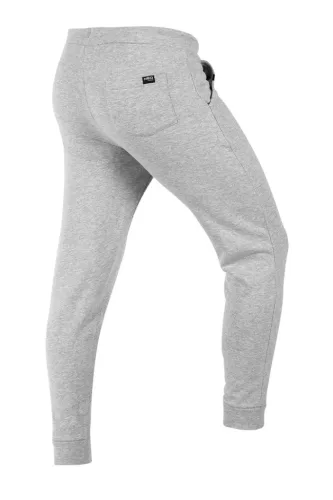 Melegítő nadrág, comfort, szürke, 79% pamut, l