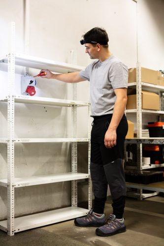 Melegítő nadrág comfort, fekete-szürke, 57%pamut 39% poliészter, m