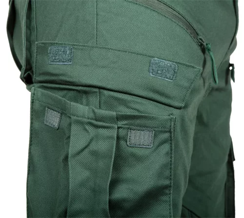 Munkásnadrág, OUTDOOR, zöld, 80% pamut, M