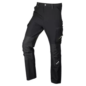   Munkásnadrág, Mix&Match, 4 irányú sztreccs, 230g/m2, fekete-zöld, XXL