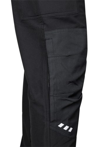 Munkásnadrág, Mix&Match, 4 irányú sztreccs, 230g/m2, fekete-narancs, M