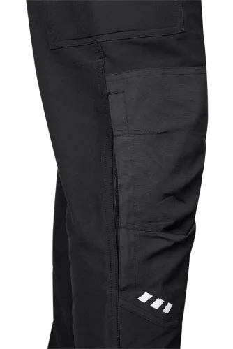 Munkásnadrág, Mix&Match, 4 irányú sztreccs, 230g/m2, fekete-narancs, XXL