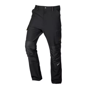  Munkásnadrág, Mix&Match, 4 irányú sztreccs, 230g/m2, fekete-narancs, XXXL