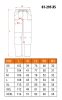 Munkásnadrág, Mix&Match, 4 irányú sztreccs, 230g/m2, kék-zöld, XS