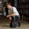 Munkásnadrág, Mix&Match, 4 irányú sztreccs, 230g/m2, külső csavarzsebek, Cordura erősítések, szürke-fekete, XXXL