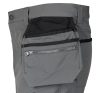 Munkásnadrág, Mix&Match, 4 irányú sztreccs, 230g/m2, külső csavarzsebek, Cordura erősítések, szürke-fekete, XXXL