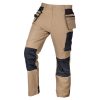 Munkásnadrág, Mix&Match, 4 irányú sztreccs, 230g/m2, külső csavarzsebek, Cordura erősítések, bézs-fekete, M