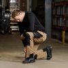 Munkásnadrág, Mix&Match, 4 irányú sztreccs, 230g/m2, külső csavarzsebek, Cordura erősítések, bézs-fekete, M