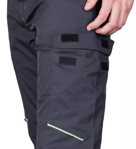 Munkásnadrág, Mix&Match, sztreccs anyag, 135g/m2, szürke, XXL