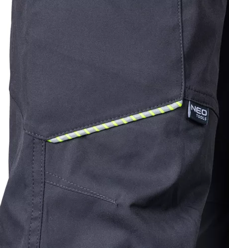 Munkásnadrág, Mix&Match, sztreccs anyag, 135g/m2, szürke, XXXL