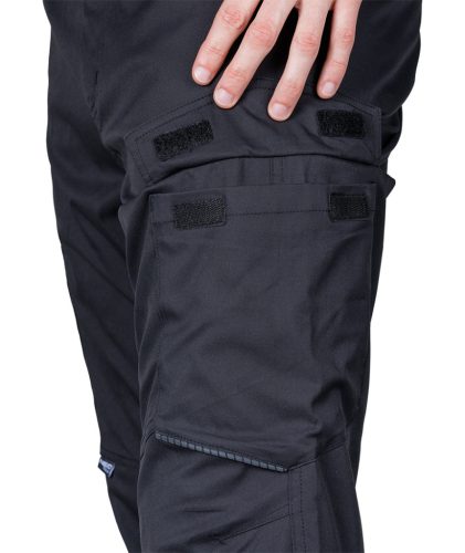 Munkásnadrág, Mix&Match, sztreccs anyag, 135g/m2, fekete, M