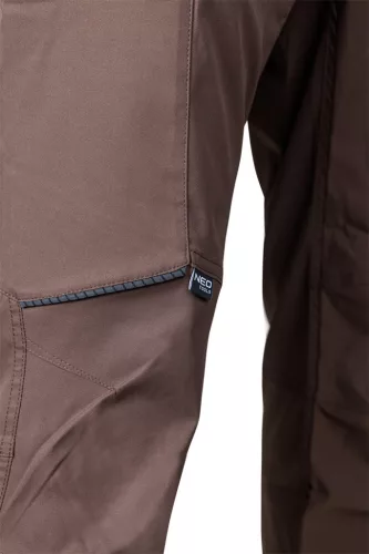 Munkásnadrág, Mix&Match, sztreccs anyag, 135g/m2, barna, L